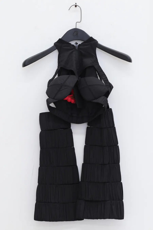 WINDOWSEN short hollow jacket 24J006BK